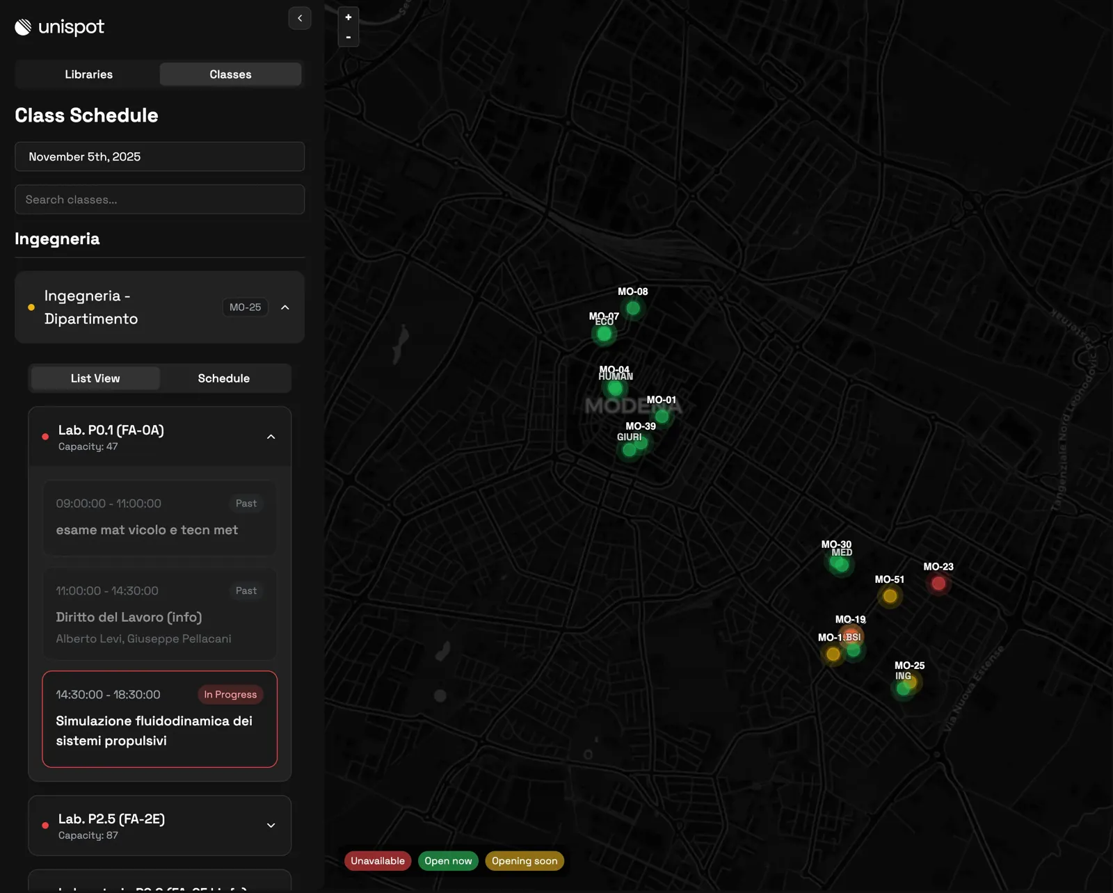 UniSpot · built with AI by Studio Aiman